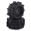 PRO118610  Sand Paw Front/Rear 2.8" MT Tires Mounted 12mm Blk Raid (2)