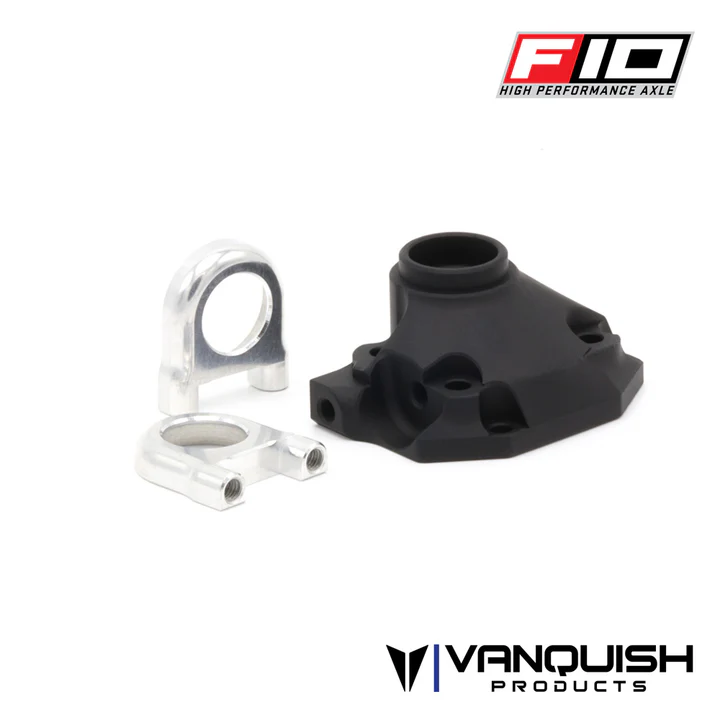 VPS08623 Vanquish Products F10/H10 Aluminum Front Axle Third Member - Black
