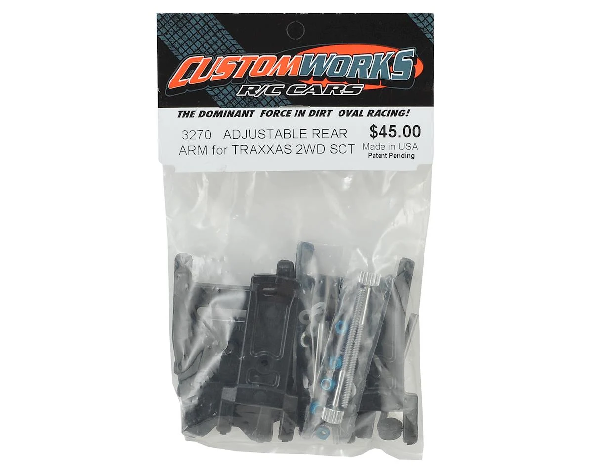 CSW3270 Custom Works Adjustable Rear Arms for Traxxas 2WD SCT