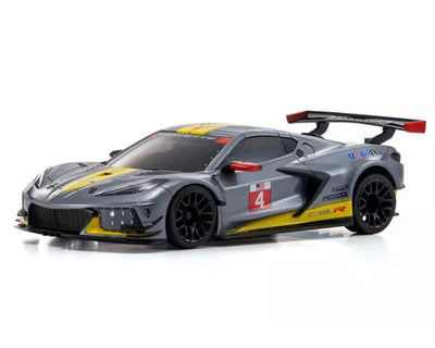 KYO32356GM Kyosho MR-04 RWD Mini-Z Readyset w/Chevrolet Corvette C8.R Body (Gunmetal/Yellow)