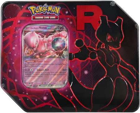 PKU10-10135-102 Pokemon TCG Team Rocket Tin ( Style May Vary)