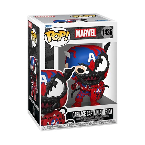 FU82644 Marvel Carnage Captain America Funko Pop! #1436