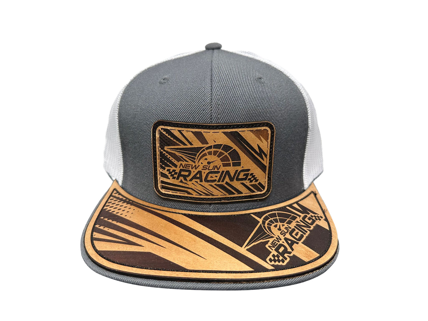 NSR Custom Cap - 6 Panel -  Leather Patch & Lid -