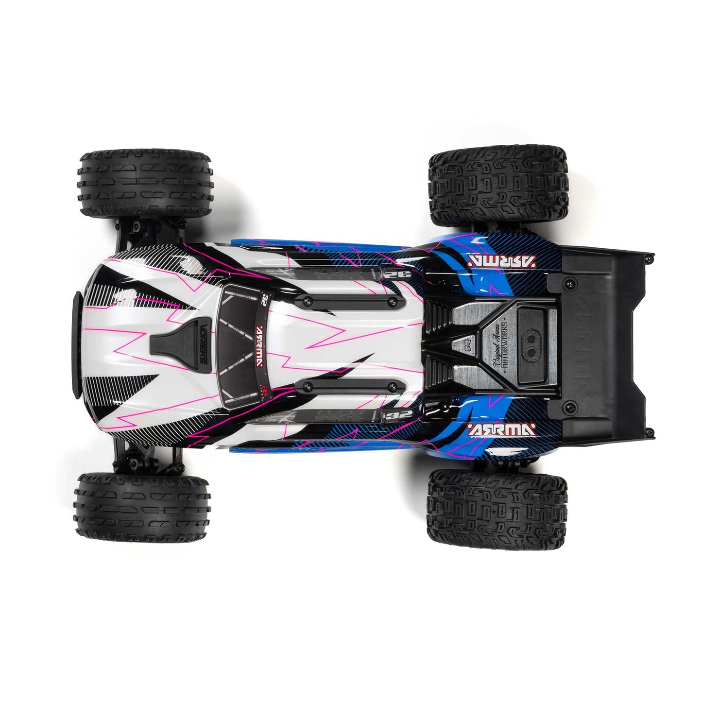 ARA3205T1 1/10 VORTEKS 2WD RTR Brushed Stadium Truck, Blue