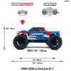 ARA2102 1/18 GRANITE GROM 4X4 RTR Brushed Monster Truck (Battery & Charger Included) Blue