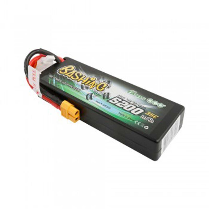 GEA52002S35X6 Gens Ace Bashing 2S 35C LiPo Battery Pack w/XT60 Connector (7.4V/5200mAh)