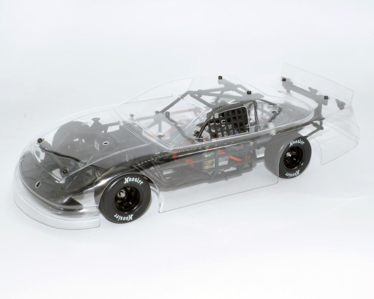 1RC1142 Racing Asphalt Late Model 1/18 Brushless RTR 2WD Oval Racer (Clear) w/2.4GHz Radio, Battery & USB Charger