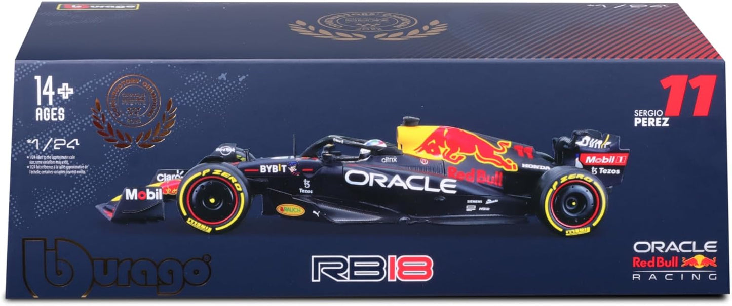 Burago 18-28026SP BUR 1:24 Race Oracle Red Bull BR18 2022 #11 S.Perez