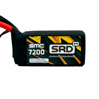 SMC72250-2S2PV4 SRD-V4 7.4V-7200mAh-250C Drag pack