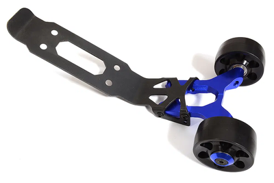 INTC31296BLUE Billet Machined Wheelie Bar 1/10 4S