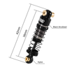 SCX24-198BK INJORA 36mm Big Bore Oil Shocks for 1/24 SCX24 FCX24M