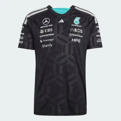KF0161 Mercedes - AMG Petronas Formula One 2026 Men's Team Jersey T-Shirt-Black