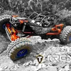 X002YEVAZ5 Treal Aluminium 2.2 Beadlock Wheels Rims(2)pcs Fit RC Crawler Mud Truck 2.2 Tires for Ryft Wraith RR10 -Type A-Blue