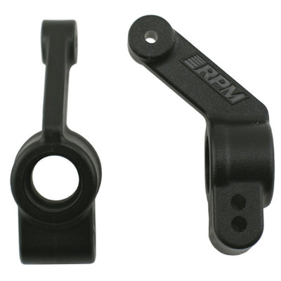 RPM80732 Rear Bearing Carrier Set for Traxxas Slash 4x4 (Black) (2)