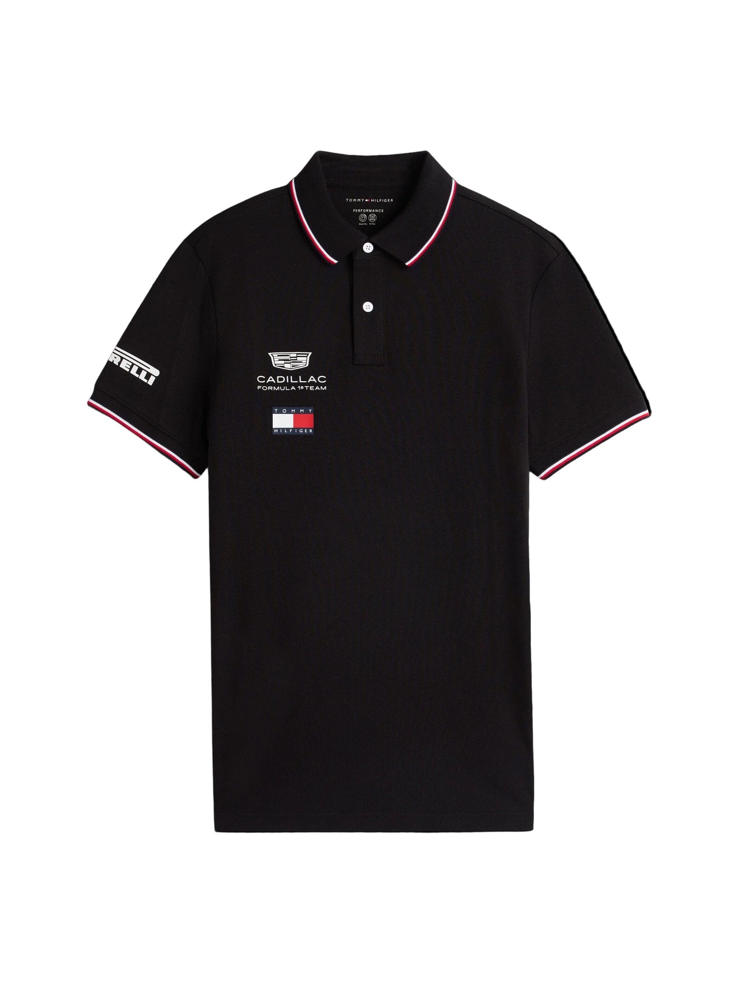 MN00072 Cadillac F1 Racing 2026 Team Polo Shirt - Black