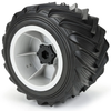PRO1018715 Demolisher F/R 2.6"/3.5" MT Tires Mounted 12mm Gray Wheels (2)