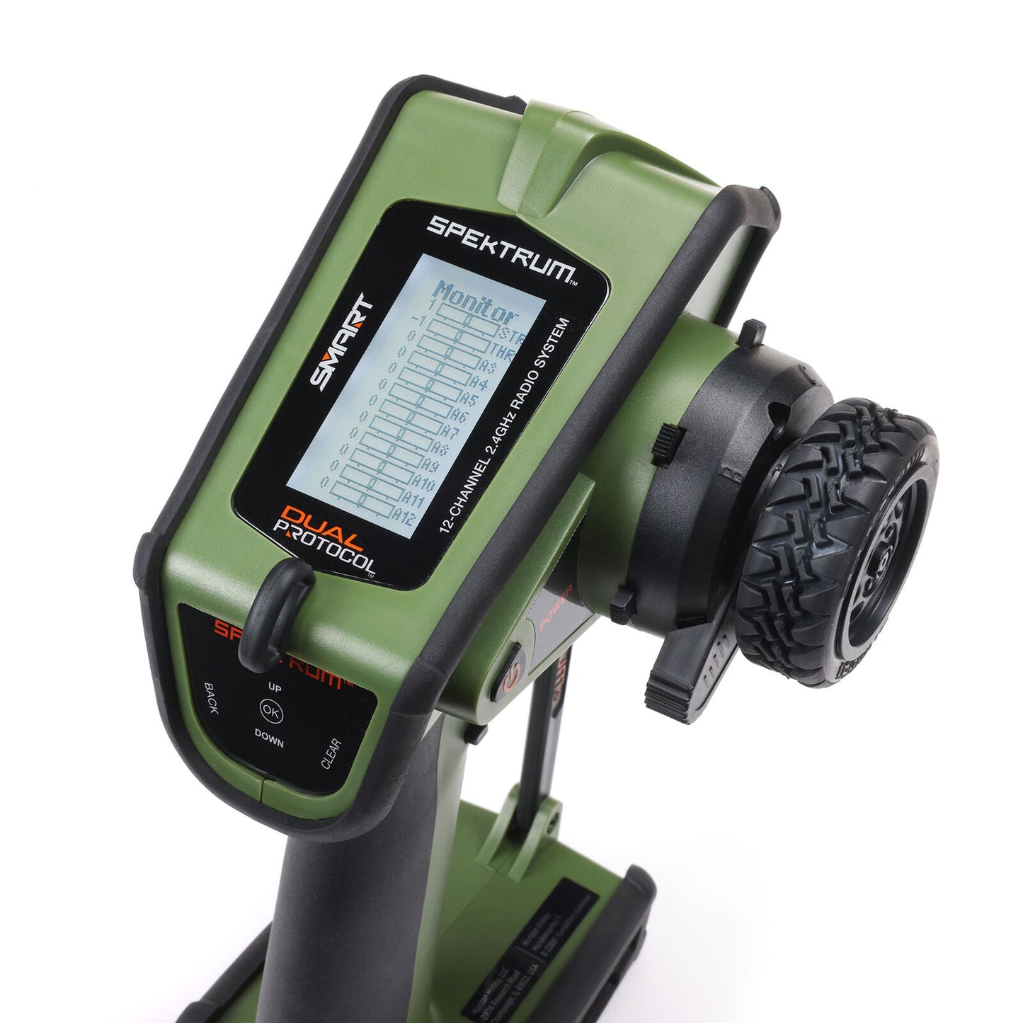 SPMR6220G DX Rugged+ 12-Channel DSMR+ Transmitter, Green