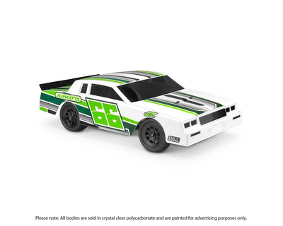 JCO0422L 1987 Chevy Monte Carlo Street Stock Dirt Oval Body (Clear) (Lightweight)