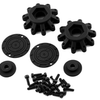 JCO3414B Aggressor 2.6x3.8" Monster Truck Wheel (Black) (2) w/17mm