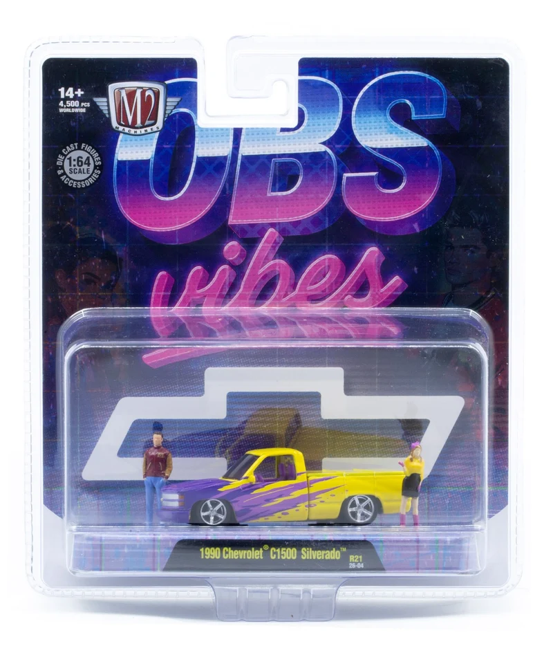 M2Machines 67500-21 Diorama Chevrolet C1500 Silverado with 2 Figures