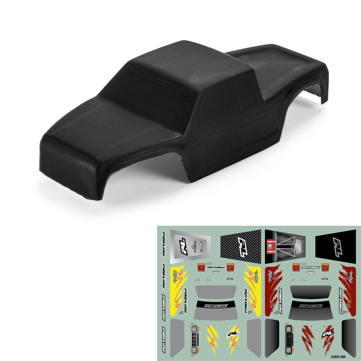 PRO369423 Pro-Line Racing 1/30 Limited Edition Pre-Cut/Pre-Painted Coyote High Performance Body, Matte Black: Axial SCX30