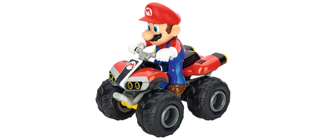 370200970 Carrera RC Mario Kart Mario Quad 2.4GHz 1:20 Scale Rechargeable