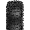 PRO117310 Badlands F/R 2.8" MT Tires Mounted 12mm/14mm Black Raid (2)