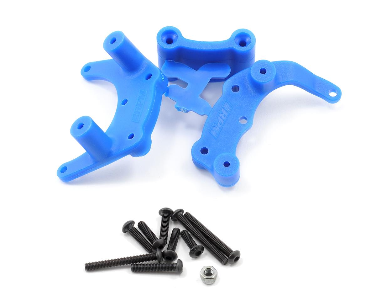 RPM80905 Bumper Mount for Traxxas Rustler/Stampede/Bandit/Slash (Blue)