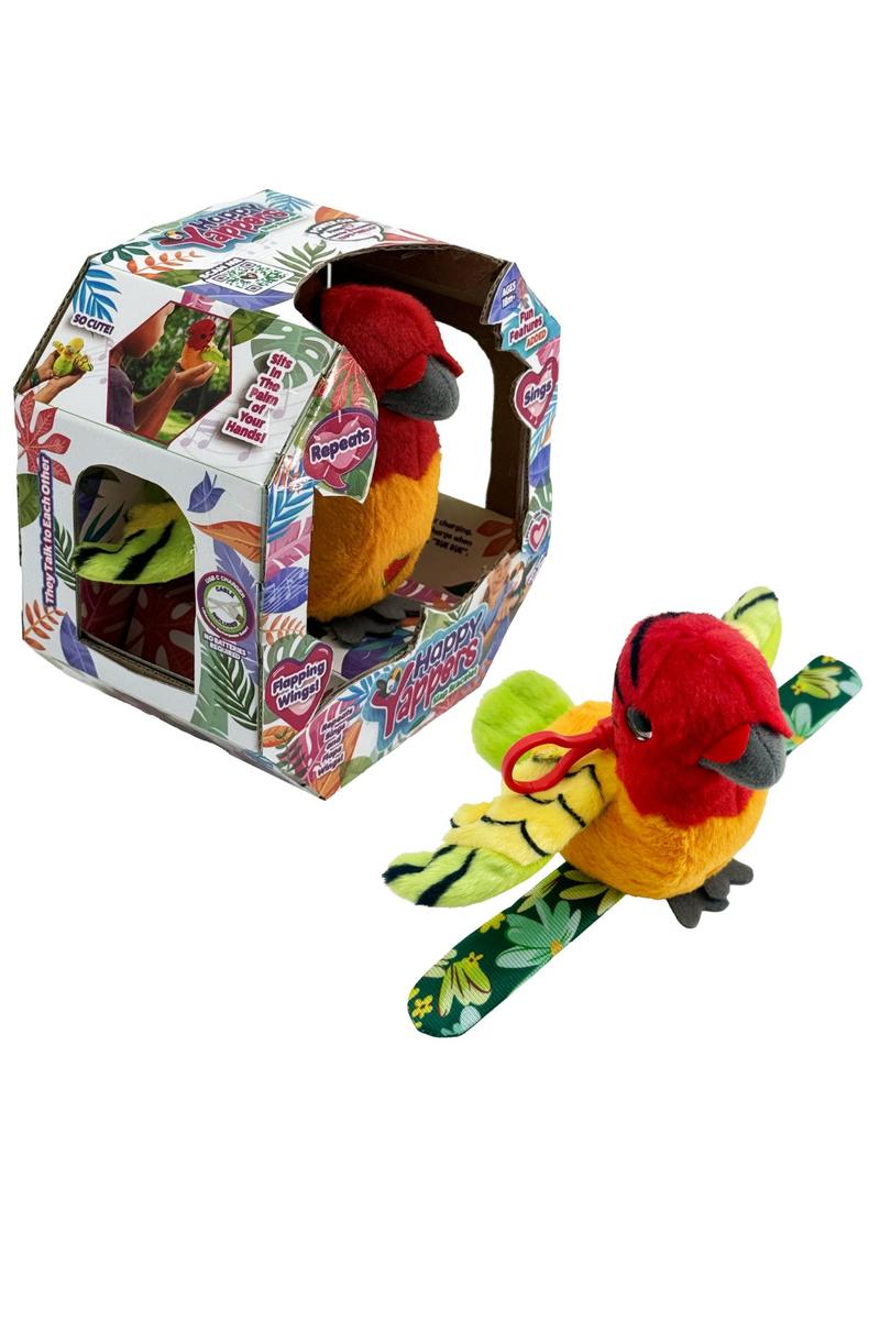 L2P 9400 Happy Yappers Chirping Plush Snap Bracelets – Bird Assortment Series 2