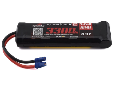 DYNB2072EC 7C NiMH "SpeedPack2" Flat Battery Pack (8.4V/3300mAh) w/EC3