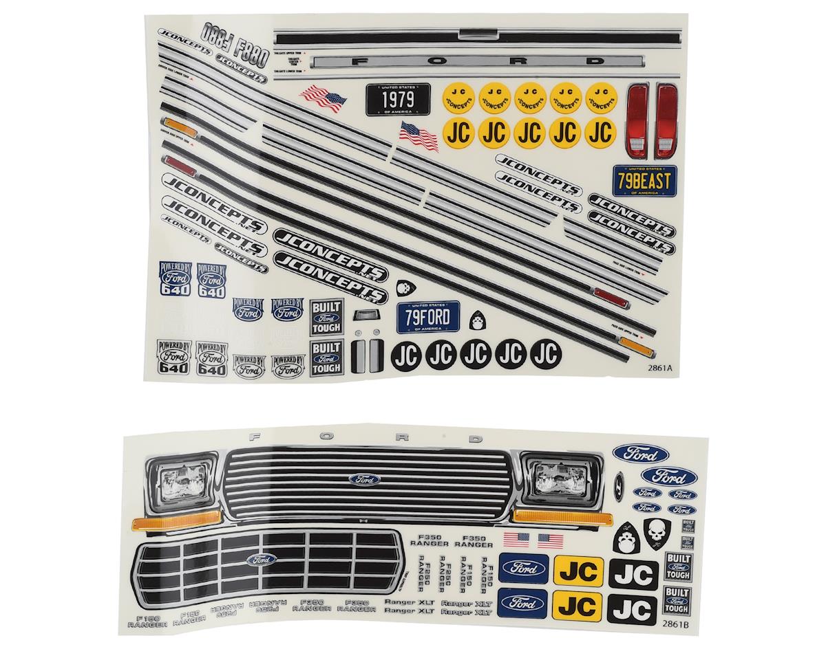 JCO0428 1979 Ford F-250 Scale Rock Crawler Body (Clear) (12.3")