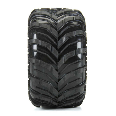 PRO1030010 Dreadnaught Mounted Black Wheel F/R (4) for ARRMA GORGON/QUAKE GROM