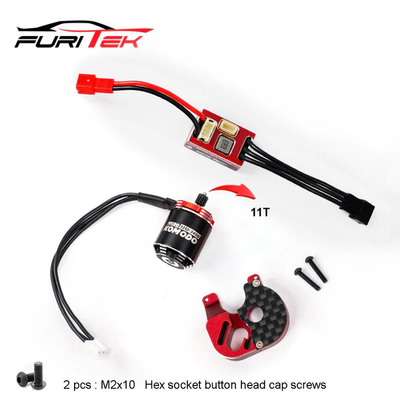FUR-2631 Furitek MicroModo 2025 Brushless Power System with MicroPython and MicroKomodo For Axial SCX24