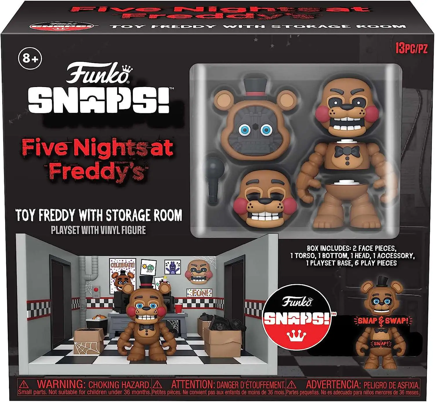 FU67696 Five Nights at Freddy's Toy Freddy Storage Room