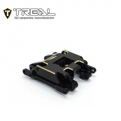 X003PO7I3V TREAL Brass Center Skid Plate CNC Machined Upgrdes for 1/18 TRX4M