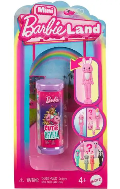 HYM25 Mini BarbieLand CUTIE Reveal 1.5-Inch Mystery Pack [1 RANDOM Mini Figure]
