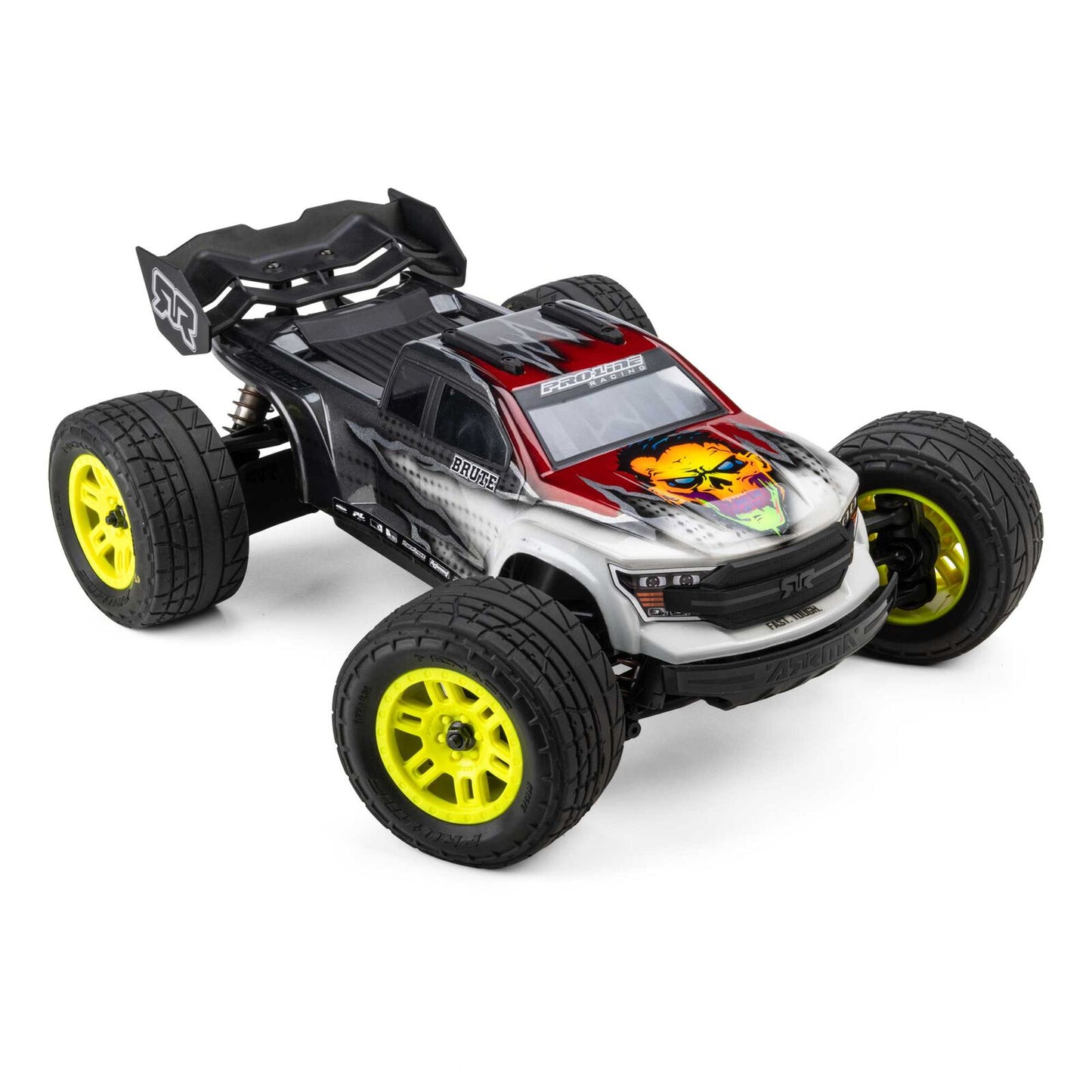 PRO1034512 Pro-Line Racing 1/16 Menace Front/Rear Street Tires Mounted 12mm Yellow Split Six (2): ARRMA MINI KRATON