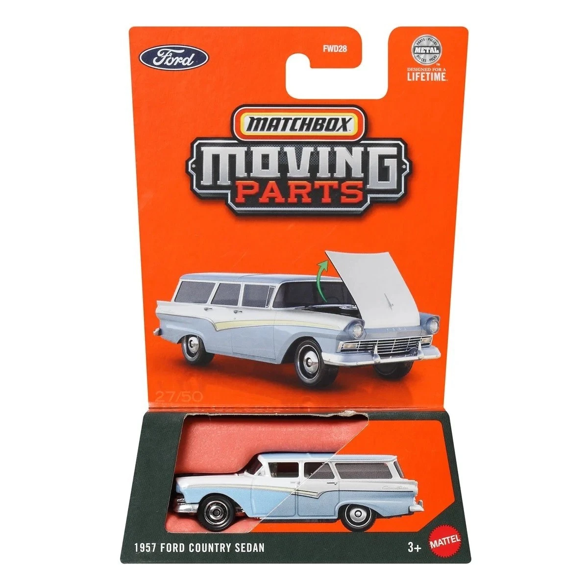 MBJBX00 Matchbox Moving Parts 1957 Ford Country Sedan