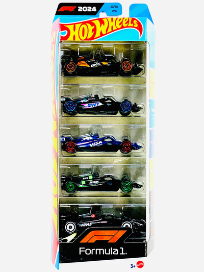 HWJGF58 Hot Wheels 2024 Formula 1 5-Pack