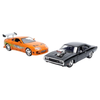 Jada 37542 1:24 Fast & Furious Twin Pack – Dom’s Dodge Charger R/T and Brian’s Toyota Supra – 25 Years of Fast & Furious