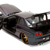 Jada 38056 1:24 1999 Nissan Skyline GT-R (R34) – Dark Metallic Blue – JDM Tuners