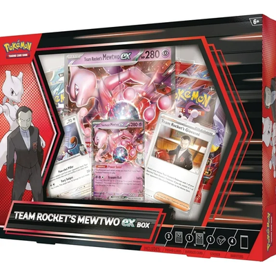 PKU10-10167-102 Pokemon Team Rocket's Mewtwo Ex Box
