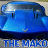 Shark Bodies - Mako w/ Wing - Drag Body - Clear