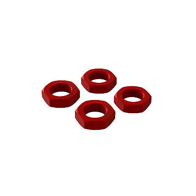 AR310906 Aluminum Wheel Nut, 17mm Red