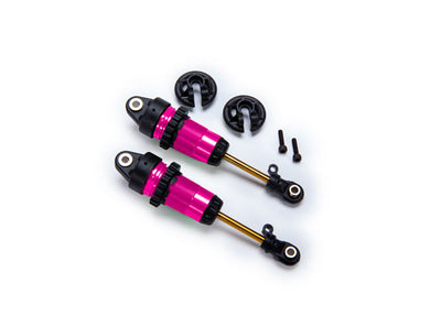7461-PINK  Shocks, GTR Long Pink - Anodized