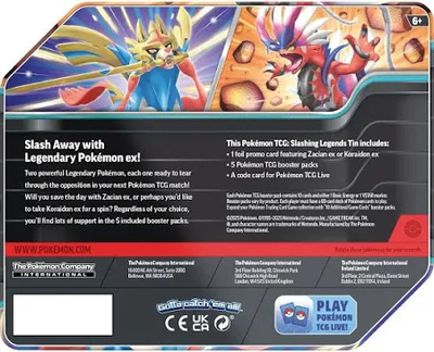 PKU100-10374 Pokemon Slashing Legends Tin