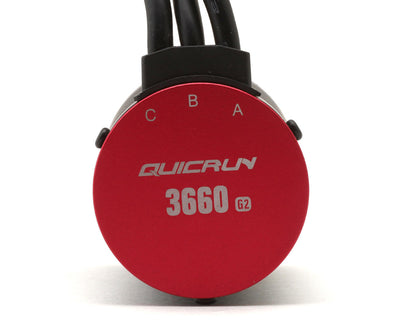 HWA38030210 Hobbywing QuicRun 10BL120 G2 Sensorless Brushless ESC/3660SL Motor Combo (3150kV)
