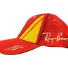 U2702 Scuderia Ferrari Hypercar Le Mans 2024 499P "50" Limited Edition Fuoco Team Hat - Red