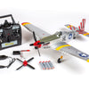 RGRA1600  P-51D Mustang 500mm Brushless RTF Warbird with PASS (Pilot Assist Stability Software) System