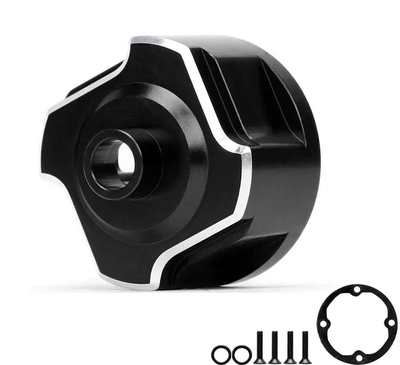 INTC32475BLACK Alloy Machined Differential Housings 1/8 4WD